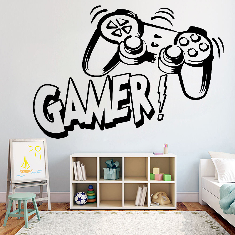 Gaming Accessories Wall - Naklejki ścienne dla dzieci pokój gra