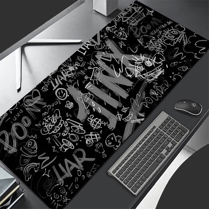 Jinx Gaming Accessories - Czarno-szara podkładka pod mysz J-jinx, duża,