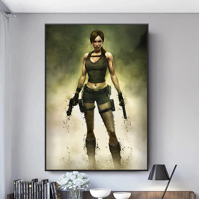 HD drukuj Tomb Raider plakat z – Gaming Accessories Wall recenzja i cena