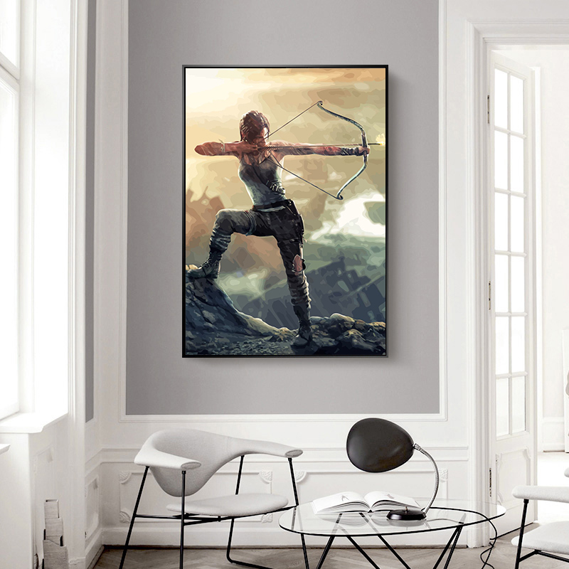 HD drukuj Tomb Raider plakat z – Gaming Accessories Wall recenzja i cena