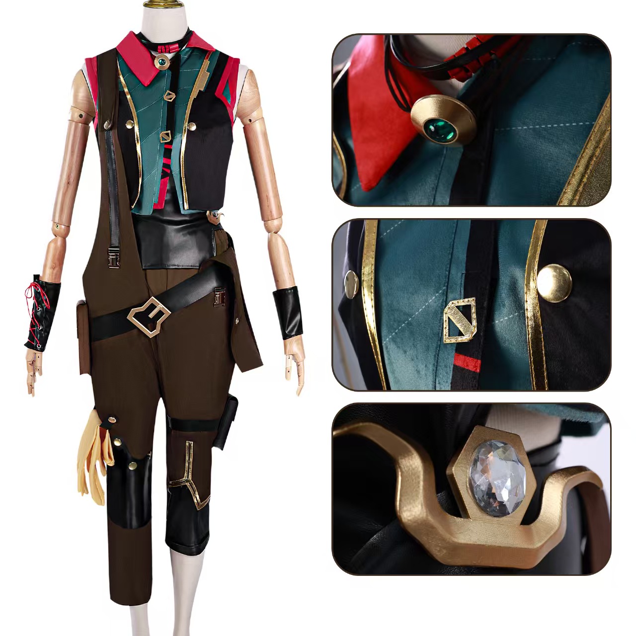 Peruka Cosplay LOL Arcane S2 P – Jinx Gaming Accessories recenzja i cena