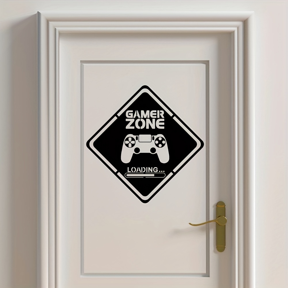 1szt Naklejka na drzwi Gamer Z – Gaming Accessories Wall recenzja i cena