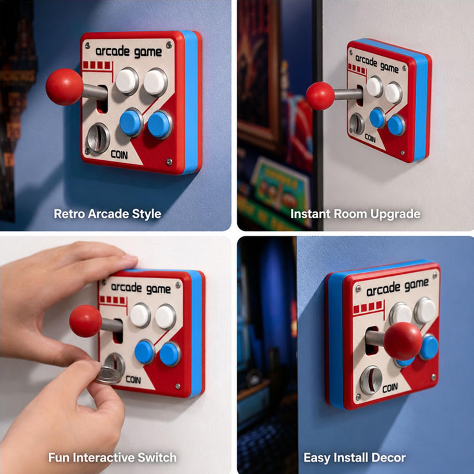 Kreatywne Retro Arcade Przełąc – Gaming Accessories Wall recenzja i cena