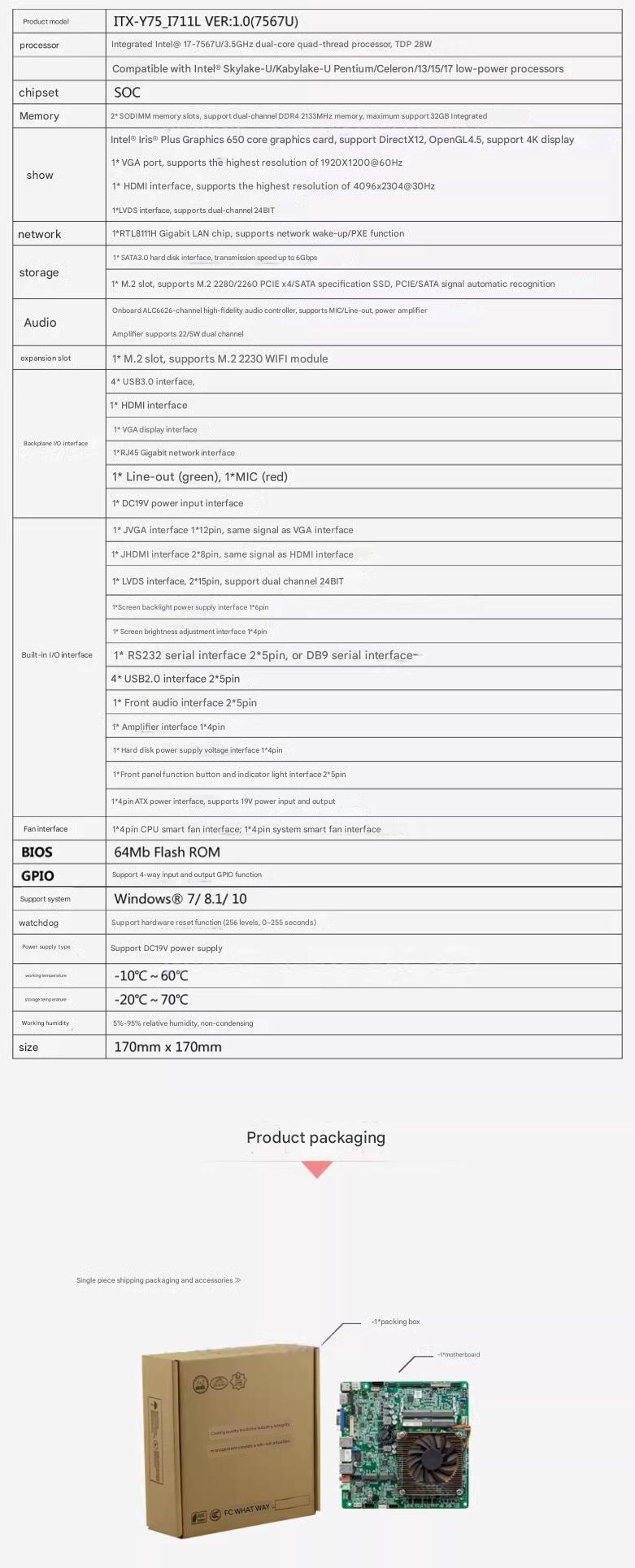 Płyta główna Mini-ITX z proces – Intel Cpu Core I7 recenzja i cena