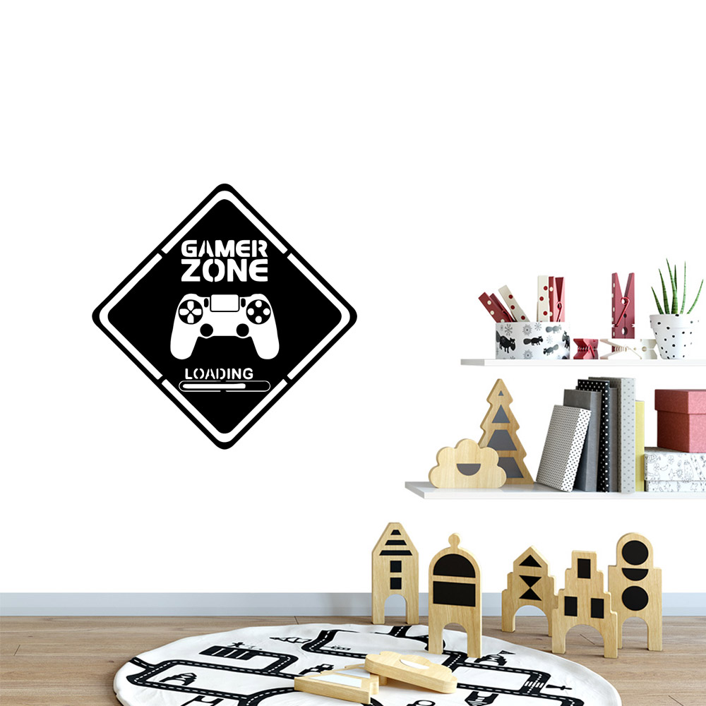 1szt Naklejka ścienna dla grac – Gaming Accessories Wall recenzja i cena